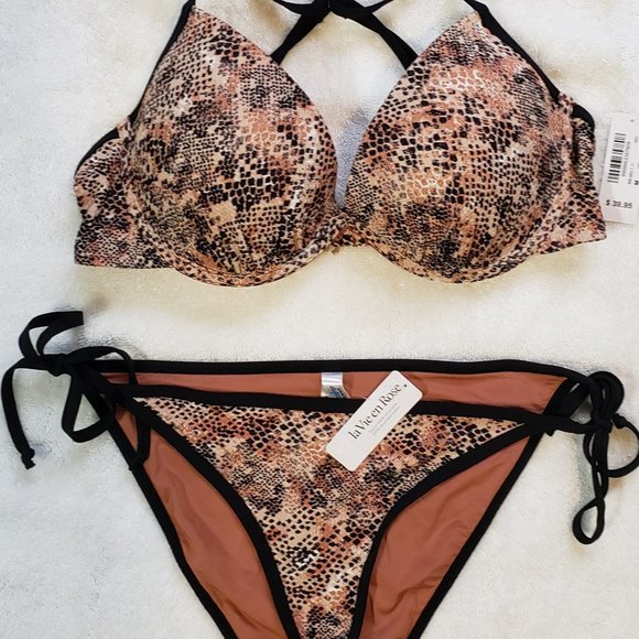 La Vie En Rose 2 Piece Swim Suit - Picture 1 of 6